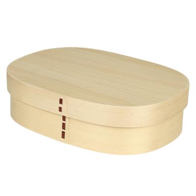 Gokusho Magewappa Bento Размер XL Сделано в Натуральном Одноярусная Коробка, (1200 мл), Япония, Кедр, Круглый,