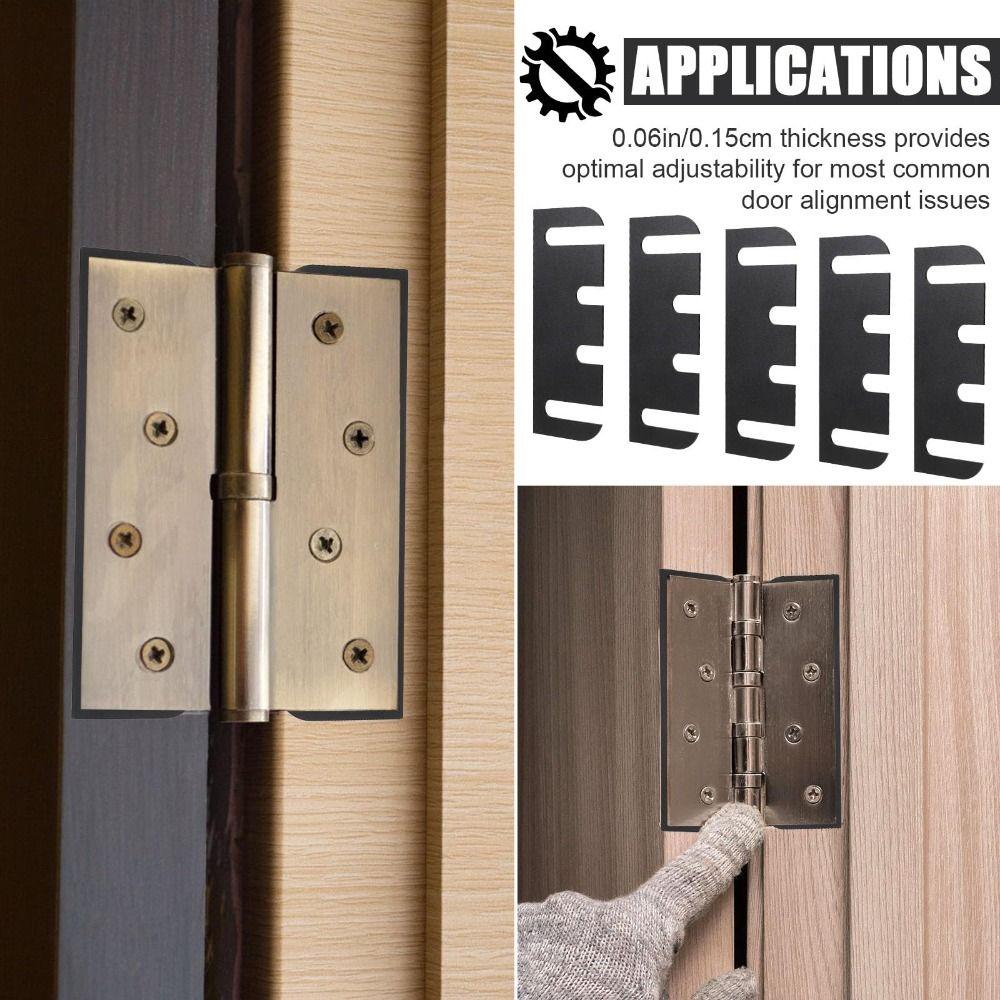 10 шт. Прочный материал Дверные петли Прокладки 4 дюйма Пластиковые Регуляторы зазора Шкафные двери