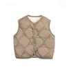 Cozy Quilted Baby Vest - Thick, Warm, Plus Velvet Outerwear for Spring & Autumn