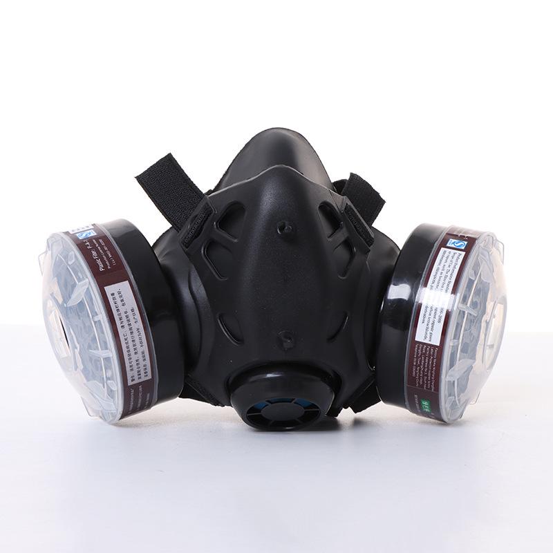 9578 Полнолицевой самовсасывающий противогаз для защиты от промышленной пыли и распыляемой краски.