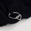 Кольцо Niche Design Love Open Ring женское маленькое модное темпераментное трендовое креативное в форме сердца на указательный палец