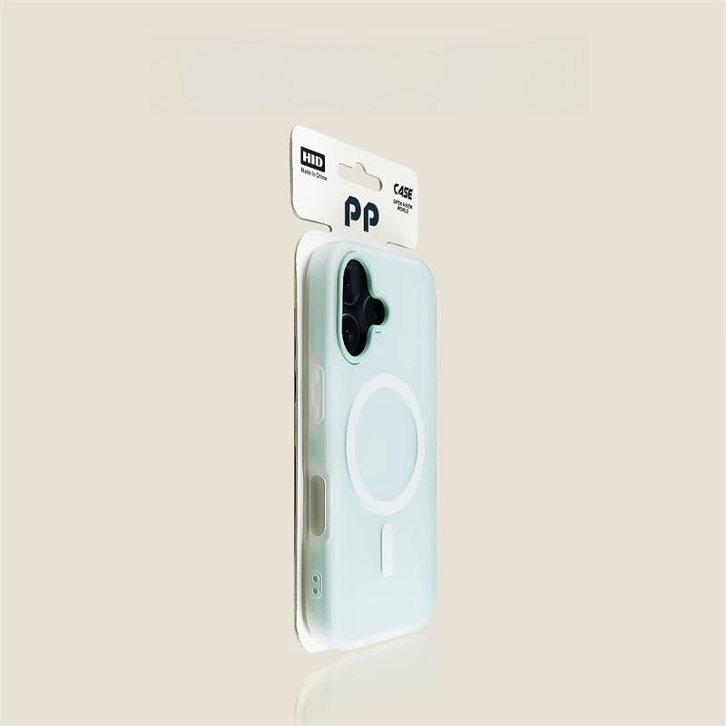 Solid color skin feel For Magsafe magnetic phone case For 17 Air 16 Pro Max 15 14 13 12 11 TPU fashionable back cover