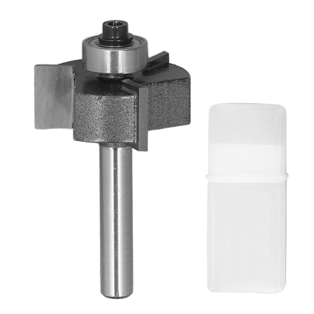 Т-образная фреза хвостовик 1/4 дюйма 3 зуба шарикоподшипниковая фреза для пазования дерева фанеры