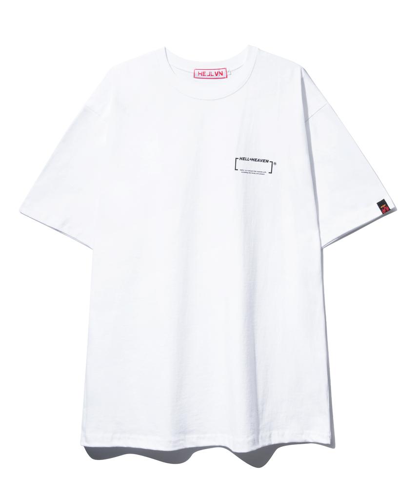 HELLVN H/V Logo Blank Short Sleeve_White (Gas1-2Hv6015)