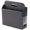 Plus File Box PP Carry Box + A4 Dark Gray FL-126BF 76-121