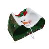 Cute Festival Decoration Tissue Box Christmas Desktop Square Decorative Santa Tissue Box Cover Portable Tissue Paper Holder Holiday Decorations