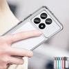For Xiaomi POCO F6 Pro Case Luxury Transparent Silicone Capa POCO F6 Pro Case TPU Phone Protector POCO F6 Pro Cover