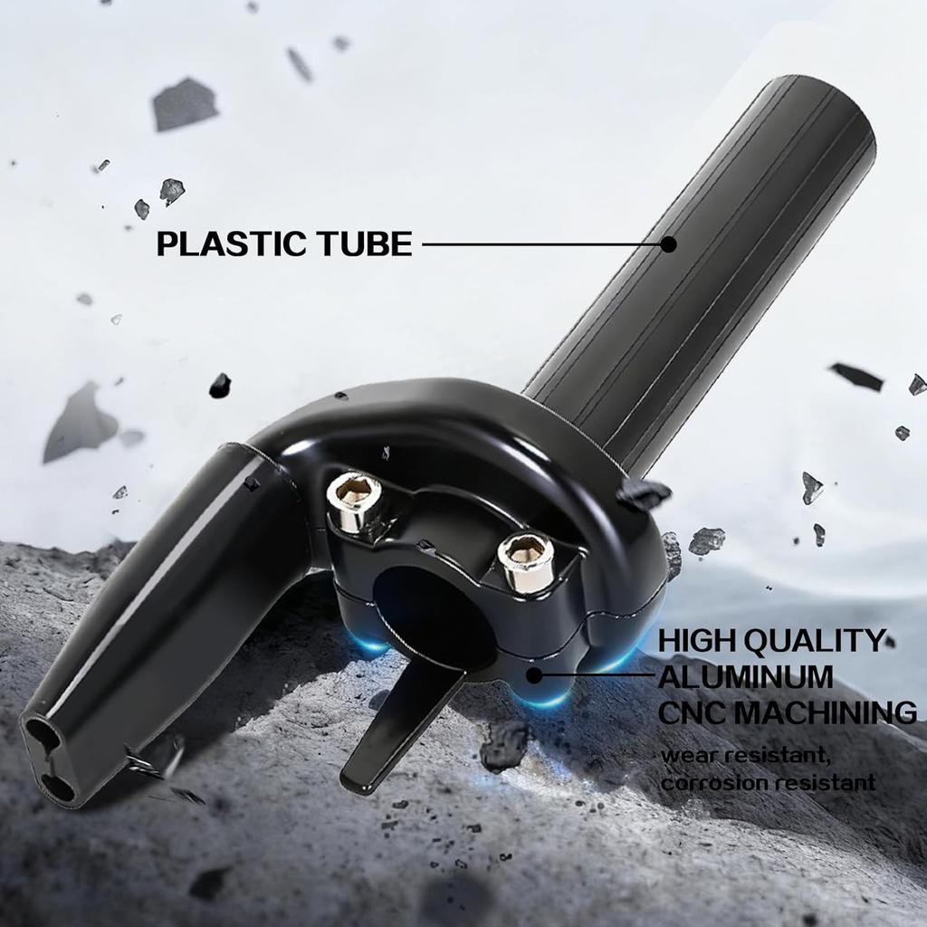 Dirt Bike Throttle Tube Handle Twister for CRF250R 2004-2014 CRF450R 2002-2014 CRF250X CRF450X 2004-2014 Black