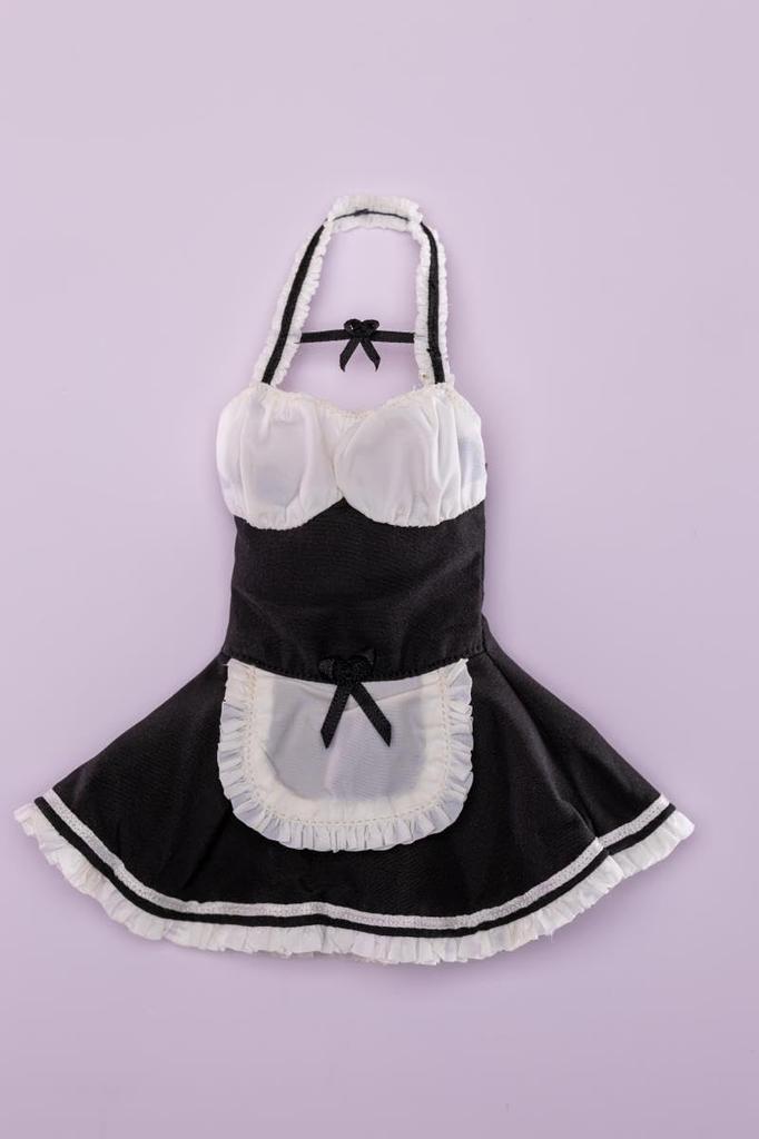 Toys Hobby Scale Action Figure Compatible with TBLeague Body NCCTOYS CCN6013 Sexy Beautiful Female Maid Dress One Piece Skirt Shoes and Socks Not M