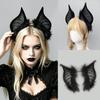 Handmade Bat Ear Headband Halloween Cosplay Gothic Vampire Costume Accessory