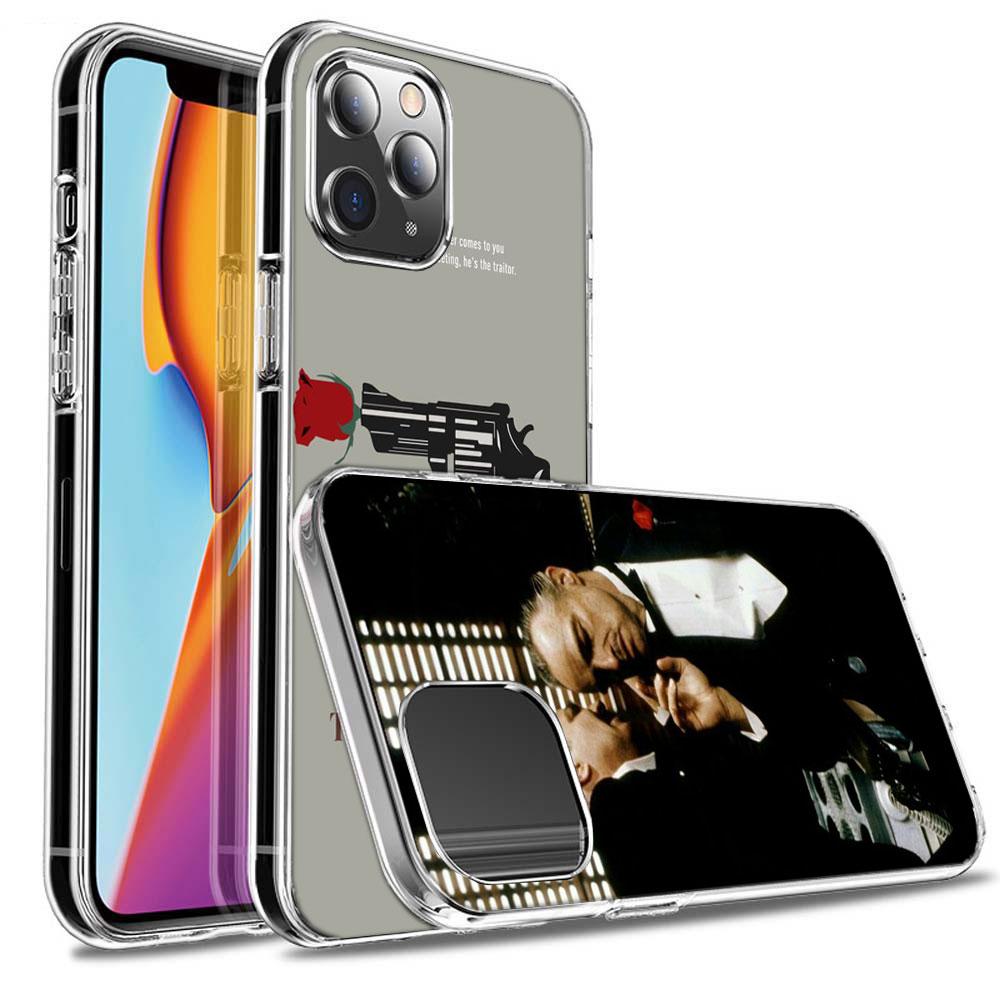 --Чехол для телефона Крестный отец для iPhone 16E 15 Pro 14 Plus 17E 16 17 Pro Max Air 11 12 13 Mini Ударопрочный Capa Милый чехол TPU C