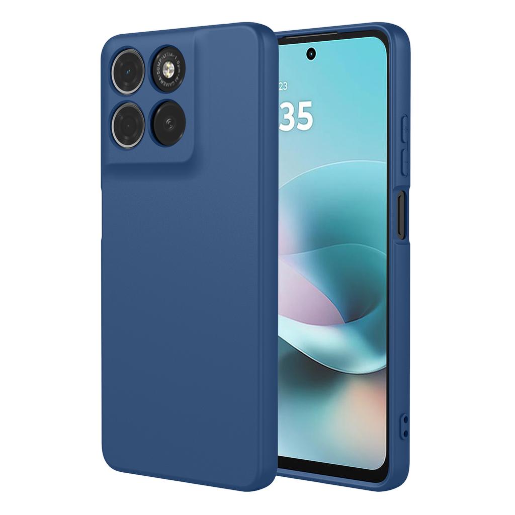 Гибкий чехол из жидкого силикона для Motorola Moto G67 G77 G17 G57 Power, защитный чехол, разноцветный TPU Fundas Coque Capa