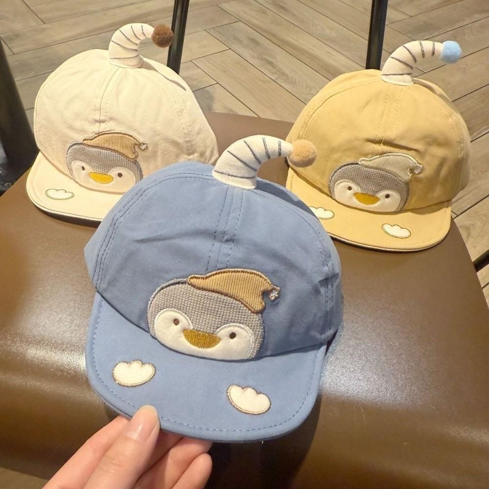 Cartoon Penguin Baseball Cap Adjustable Peaked Hat New Sun Visors for Boys Girls