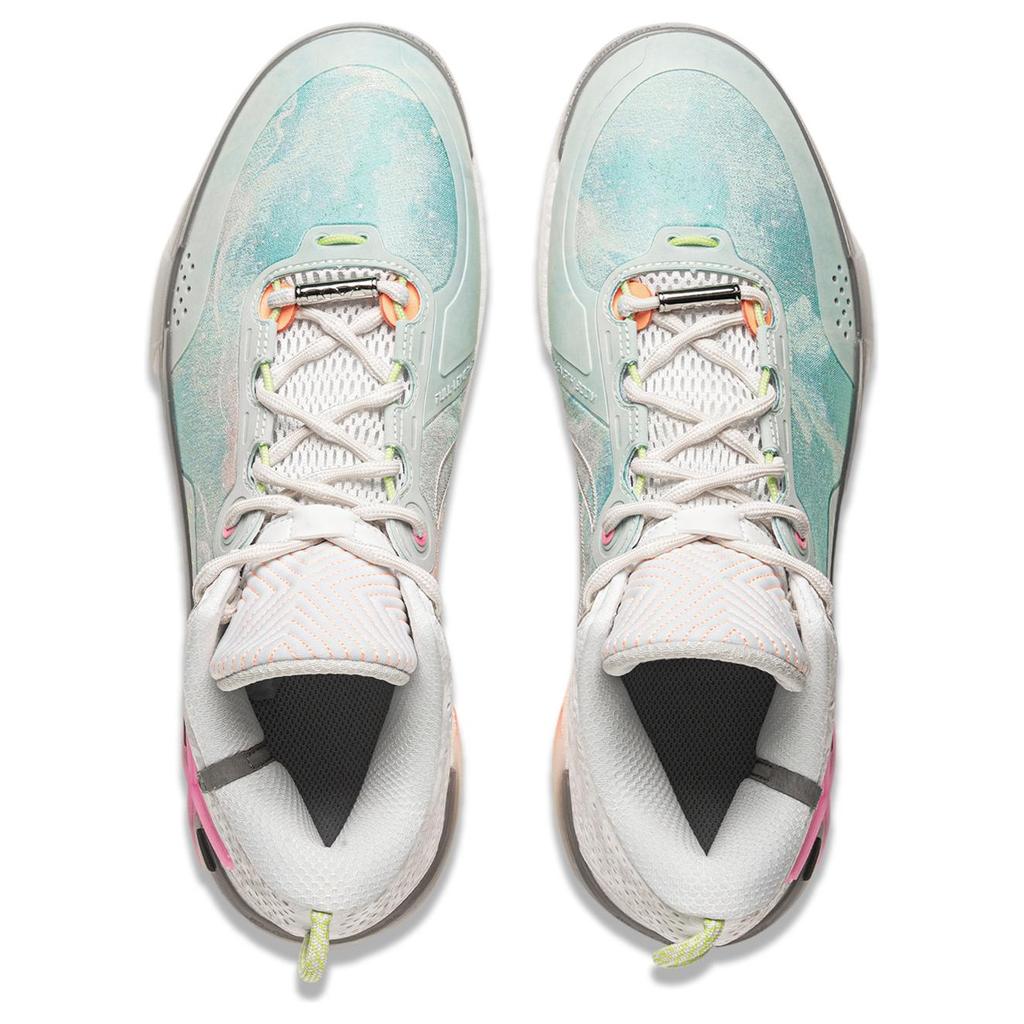 Li-Ning Wade Shadow 6 Fantasy Men Sneakers Teal White Blue ABPU029-9