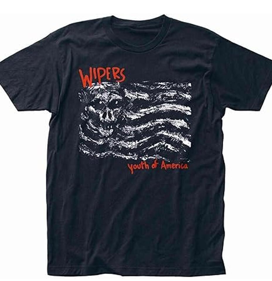 NEW Wipers Youth Of America Short Sleeve Black All Size T-Shirt PP332