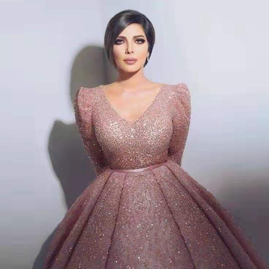 Летнее новое европейское и американское женское платье, цвет нюд-розовый, с V-образным вырезом, талия, украшенная золотыми блестками, длинное платье, платье