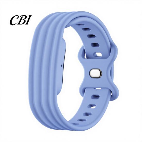 Adjustable Watch Band Silicone for Google Fitbit Air, Water Sweat Flexible Wristband Resistant Sport Band, Fitness Tracker Strap Replacement