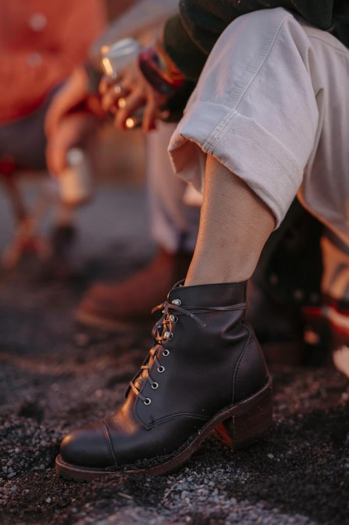 3400 Рабочие ботинки Irene Ботинки Черный Boundary [Red Wing] Женские US6.5 (23.5cm)