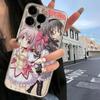 Чехол для телефона Puella Magi Madoka Magica Для iPhone 17 Air 16 e 15 14 13 12 11 Pro Max Plus Mini SE 2020 2022 Аниме Funda Coque