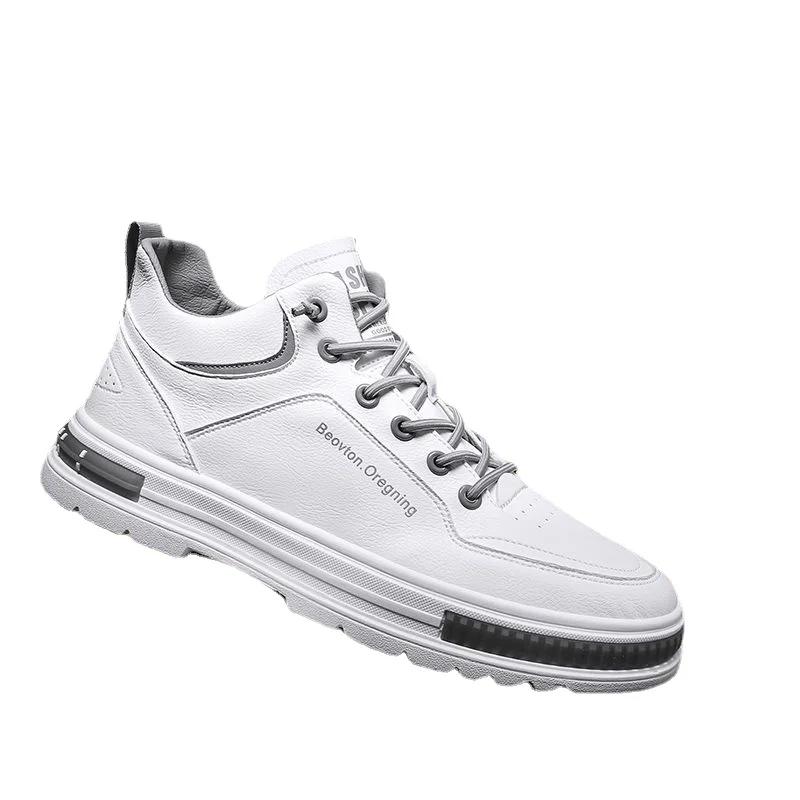 Модные мужские плюшевые теплые повседневные плоские вулканизированные туфли мужские на шнуровке легкие дышащие мужские кроссовки для ходьбы Zapatillas Hombre 2024