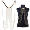 Sexy Body Chain Necklaces Tassel Alloy Long Necklace Female Jewelry