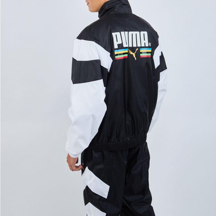 Puma Куртки Мужские Черный Стойка Умеренный Другое 597610-01