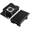 Raspberry Pi 5 Aluminum Alloy Heat Dissipation Case with Radial Blower Fan