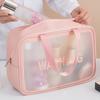 Multi-use Cosmetic Bag Handhold Durable Washable Large Capacity Portable Cosmetic Makeup Pouch