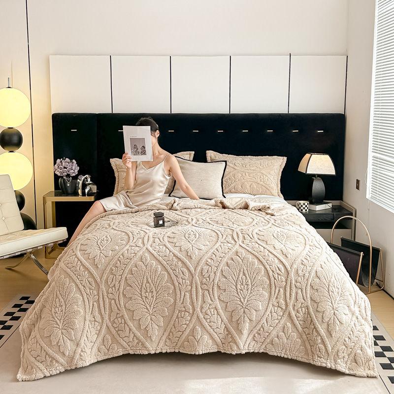 Одеяло из бархата Тафу, супертолстое теплое одеяло, зимнее толстое фланелевое простынь-одеяло