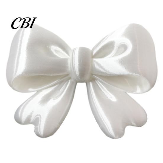 Shiny Bow Keychain Decor 3D Printed Silky Keychain, Satin Ribbon Bag Charm Pendant, Cute Glossy Personalized Backpack Accessory for Purse Zipper,