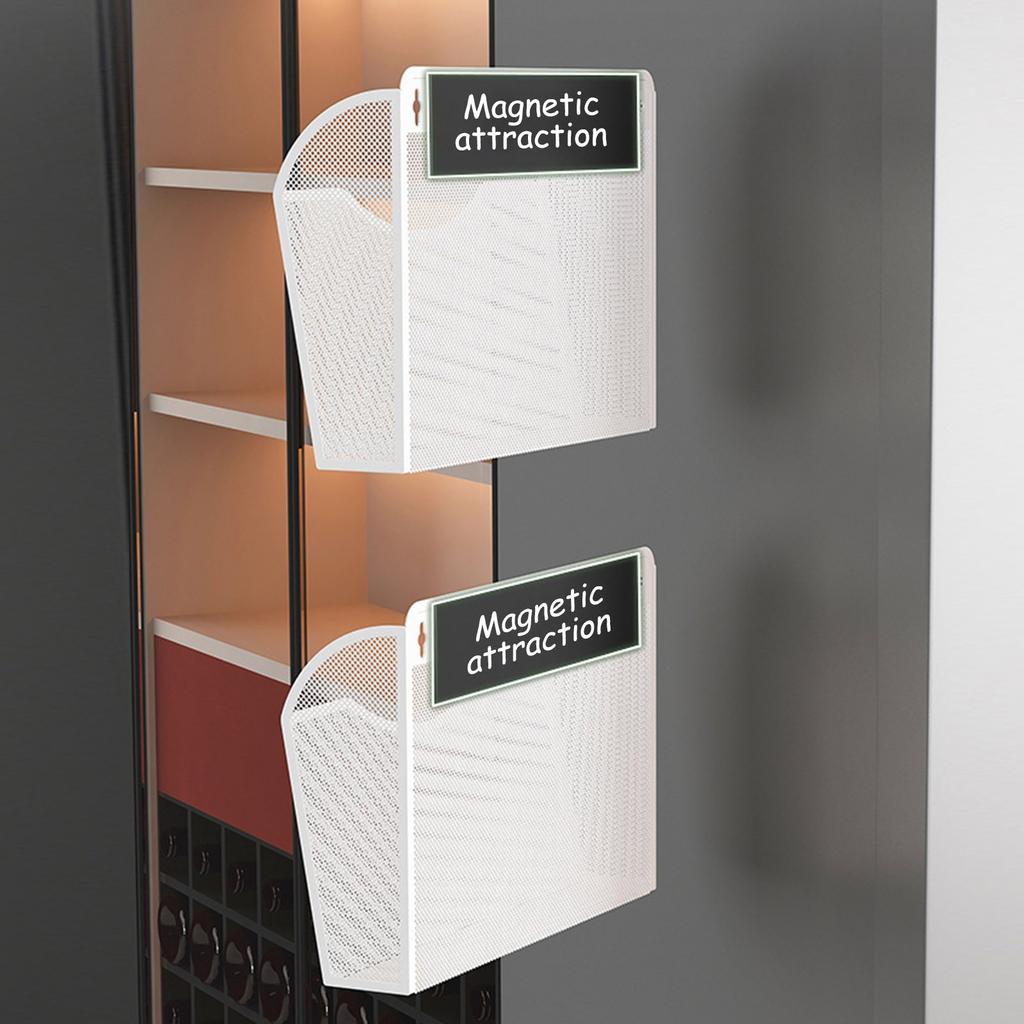 Kitchen Refrigerator Rack Punch-free Side Storage Side Magnetic Suction Magnetic Plastic Wrap Bag Seasoning Box Various Artifacts