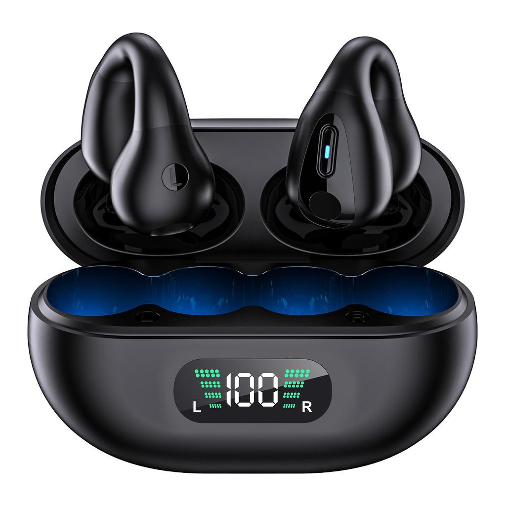 Wireless Bluetooth Headset Hanging Ear -mounted Noise Reduction Earmart Large Electric Ear Clip -type Earphones