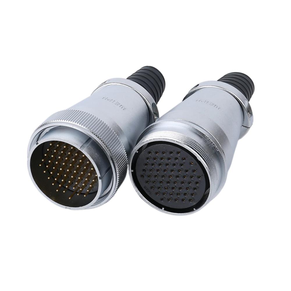 WEIPU WS55 TQ/ZQ M55 Waterproof Automotive Wire Connector Panel Mount 4 7 40 53 61 Pin 50A 150 Amp Electrical Power Connectors