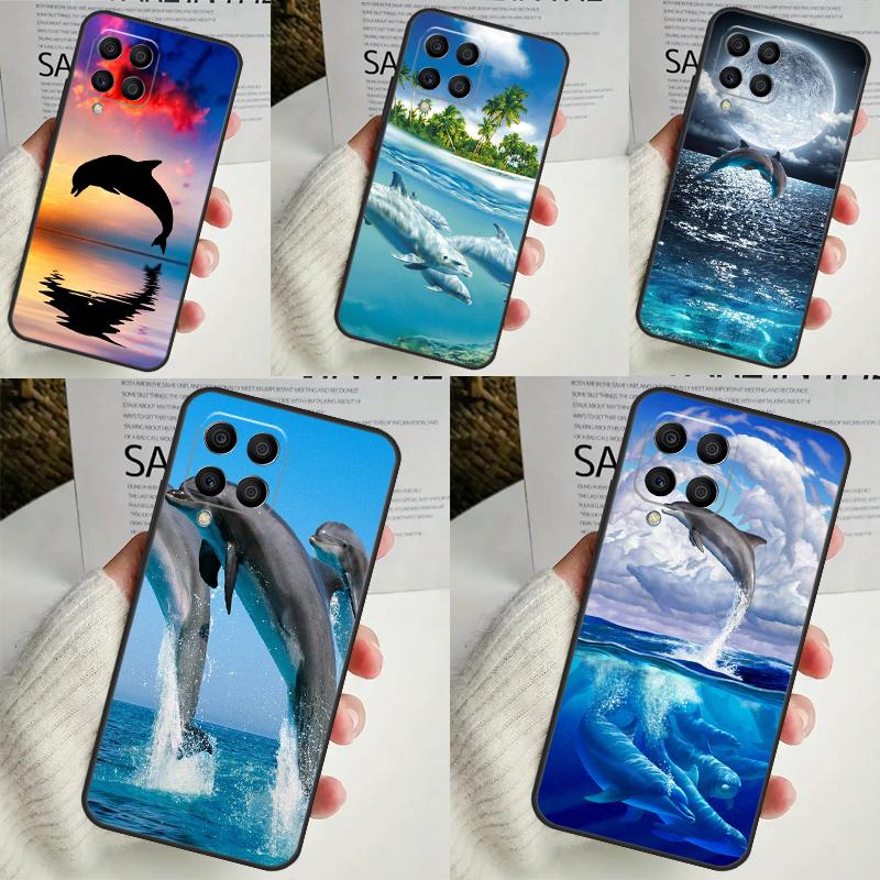 Animal Dolphin For Samsung Galaxy M12 M32 M52 M14 M34 M54 M21 M51 M31 M30s M20 M15 M55 M13 M33 M53 Case