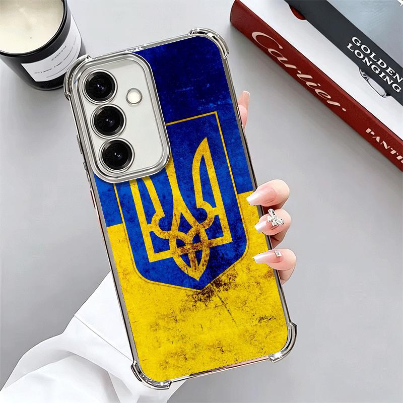 Украина Эстетичный Мягкий Чехол Для Телефона Для Samsung A17 A27 A07 A37 A57 A16 A56 A15 A55 A14 A54 A13 A53 A26 A36 A25 A35 A24 A34 A23 A3