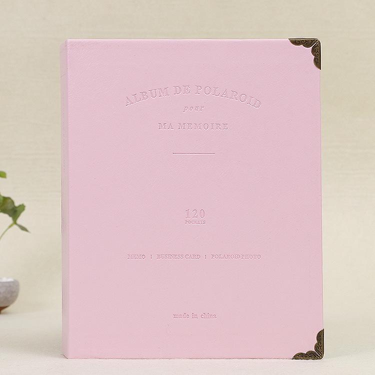 Мини-пленка с 120 карманами, фотоальбом для Polaroid, Fujifilm Instax Mini 9, 8, фотопленка, бумажная книга