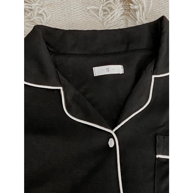 Комплекты домашней одежды Кардиган Рубашка с короткими рукавами Шорты Летняя пижама для женщин