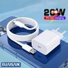 Быстрое зарядное устройство PD 20 Вт для iPhone 15 Xs Xr Pro Max 8, адаптер USB C, дорожное зарядное устройство с вилкой ЕС, США и Великобритании QC3.0 для Android