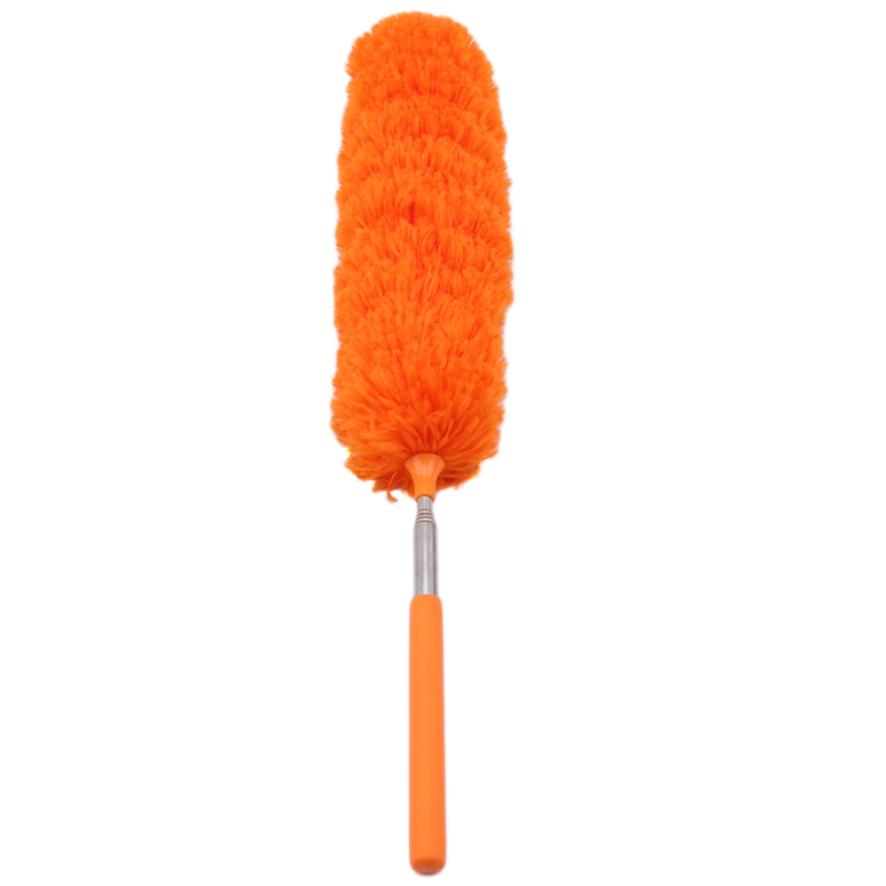 Stainless Steel Retractable Fiber Duster Non-feather Duster Dusting Duster Dust Removal Tool