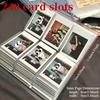 1pc 3" Transparent Card Album, 84/120/240 Pockets. Portable storage folder for cards, tickets & postcards, ideal for collection & decoration
