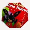 Personalized Name B-Bing Bunny2 Print Umbrella - Automatic Open/Close, Eight-Rib Durable Frame, Automatic Folding Umbrella