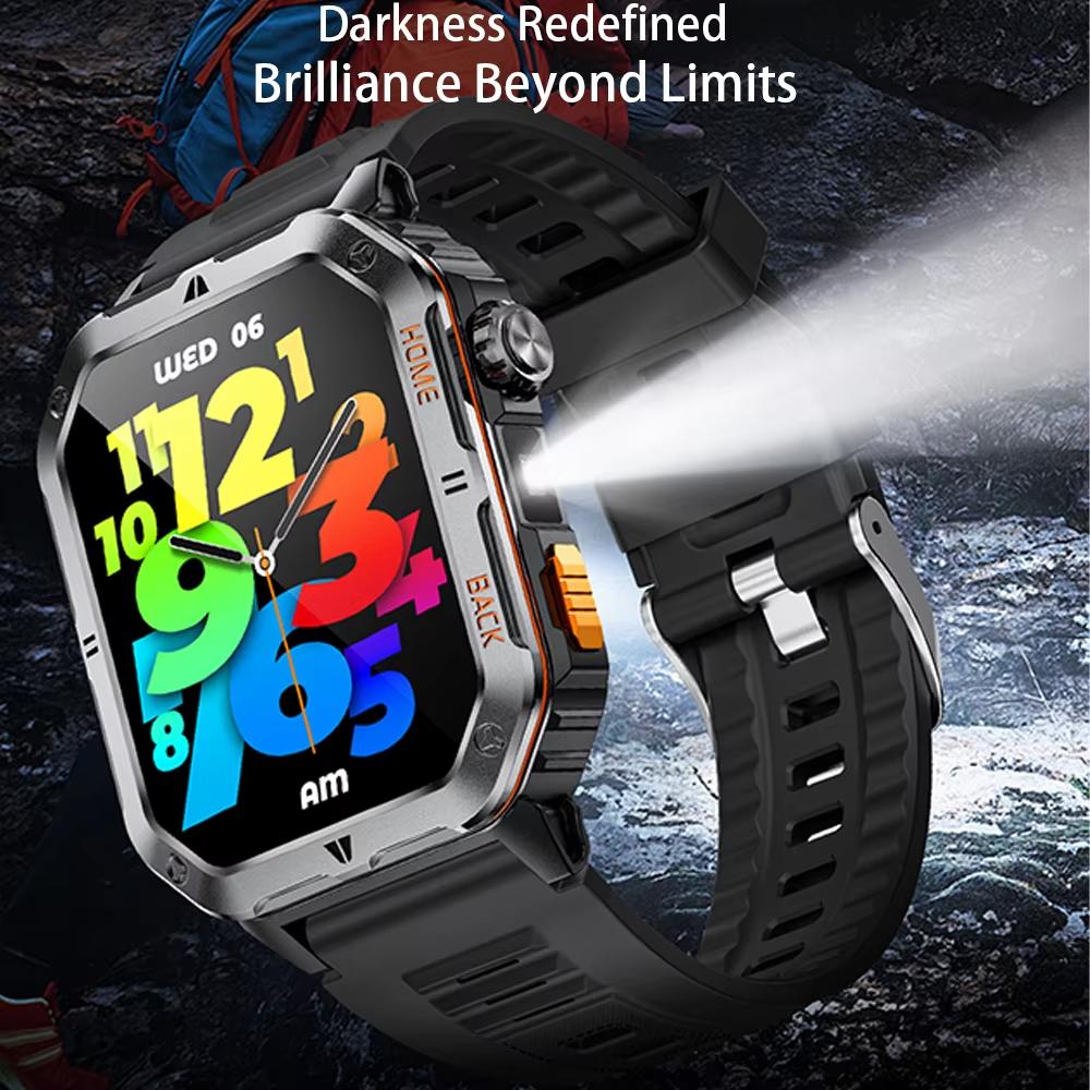 2025 New 1000mAh Battery, High-Definition AMOLED Screen, IP68 Waterproof And Bluetooth Call Are Suitable For Android Smartwatches