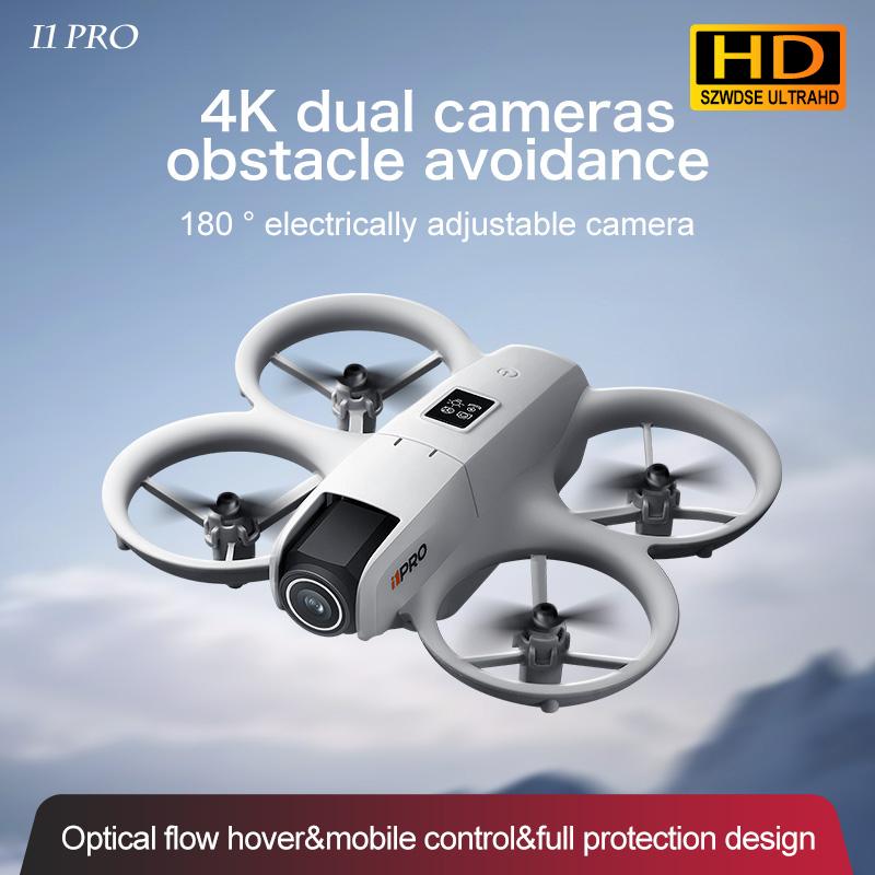 NEW i1 pro Mini Drone 4k HD Camera Obstacle Avoidance Aerial Photography Brushless Motor WIFI FPV Rc Drone Quadcopter Kid Toys