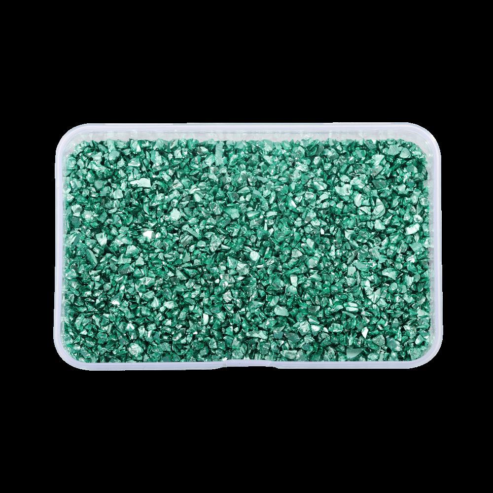 Набор для дизайна ногтей из цветного нерегулярного стеклянного гравия своими руками