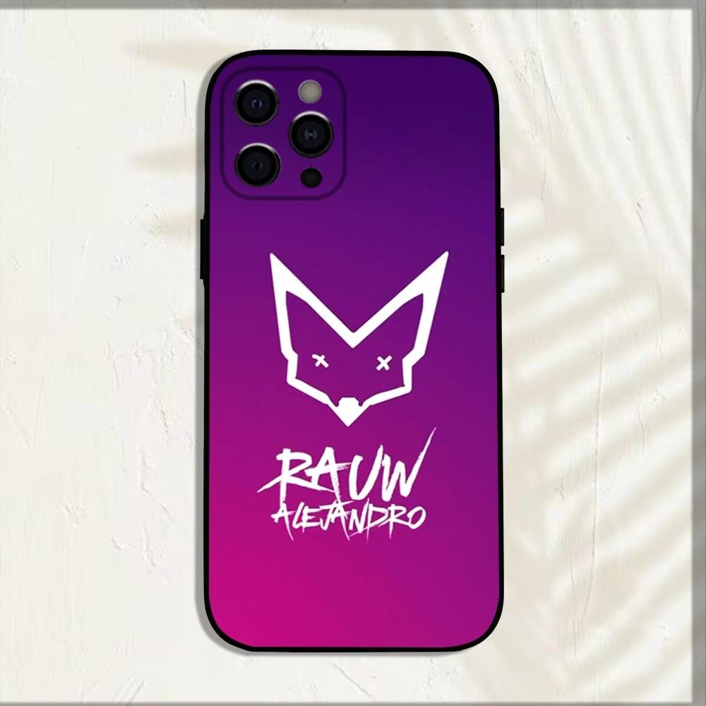 R-Rauw Alejandro Rapper Phone Case For iPhone 15,14,13,12,11,Pro,X,XS,Max,XR,Plus,Mini Soft Black Cover