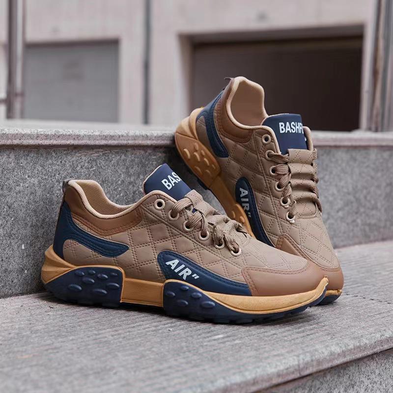 Мужская обувь низкие мужские повседневные спортивные туфли модные на шнуровке кроссовки для папы удобные с мягкой подошвой кроссовки для бега мужские