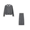 Xiangying Women's Winter Knitted Two-Piece Set
