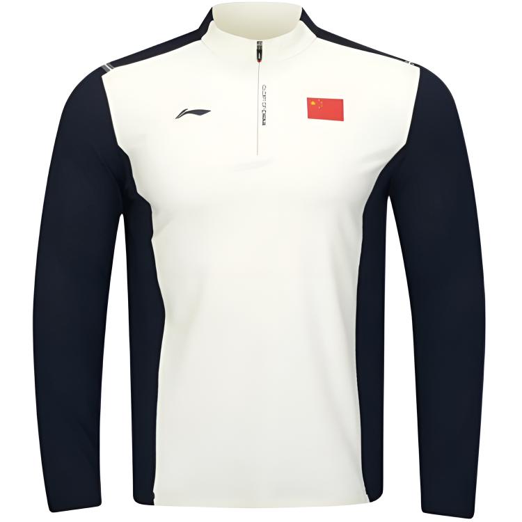 Li-Ning Мягкая Дышащая Универсальная Повседневная Футболка с Длинным Рукавом Мужские Топы ATLV187-2