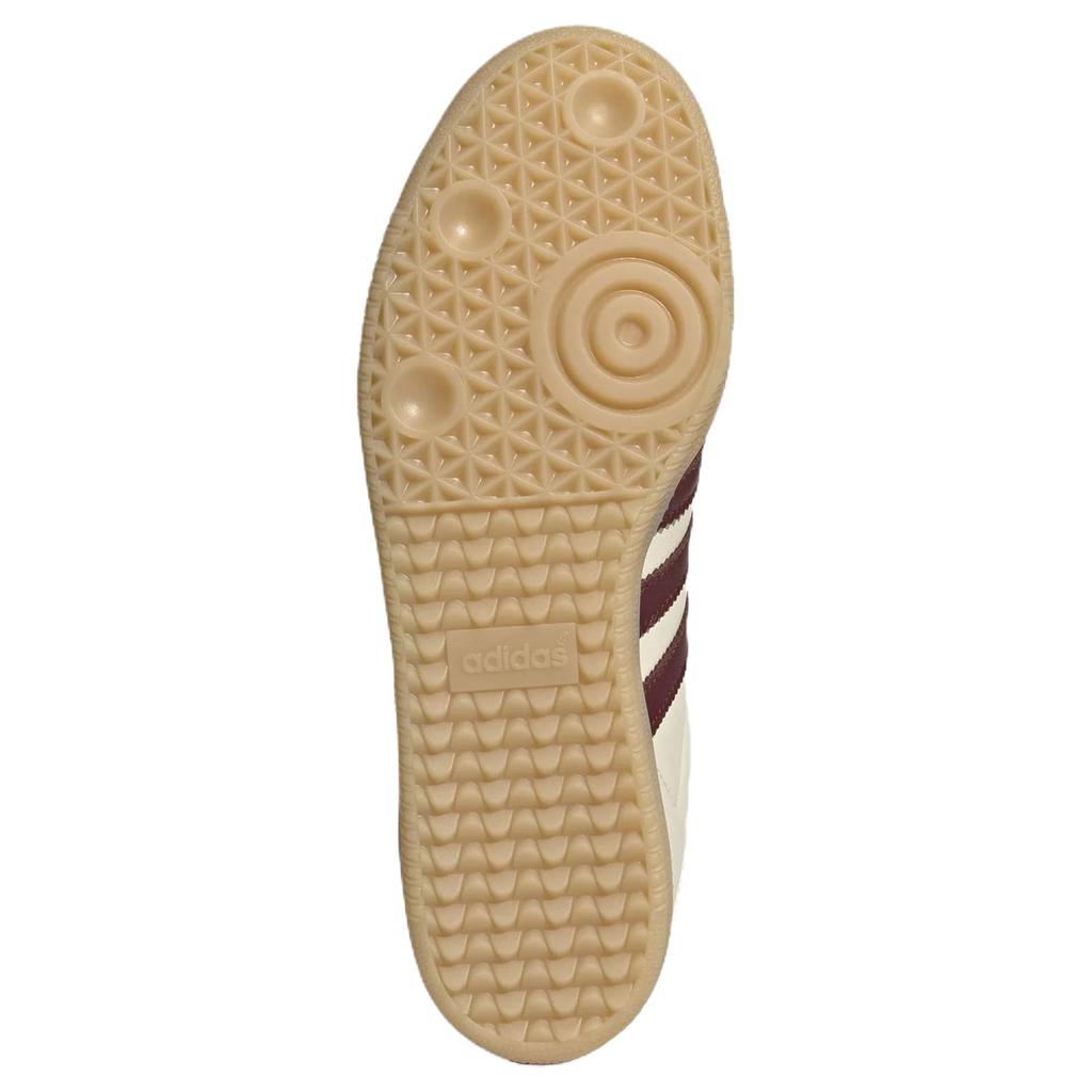adidas Мужские кроссовки Samba OG Wonder White Shadow Red Gum, кремовый цвет, модель JS3830