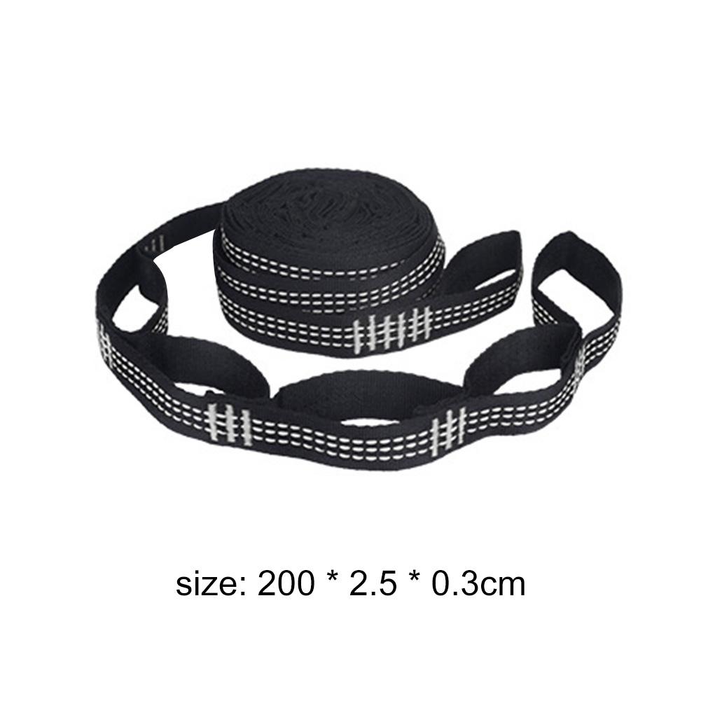 2pcs Hammock Fixing Fasten Strap Fast Installation Outdoor Camping Tree Hanging Load Bearing Hammock Rope Belts